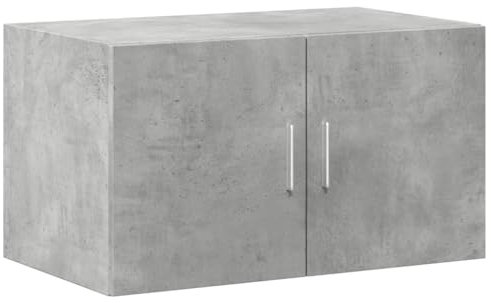 vidaXL Mobile a Parete Grigio Cemento 70x42,5x40 cm Legno Multistrato