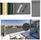 Sichtschutz Balkon 80 x 670 cm Blickdichte, Windschutz, 100% Privatsphäre, Lickdichte Balkonbespannung mit Nylon Kabelbinder Und Kordel, für Gartenzaun, Balkon, Hellgrau
