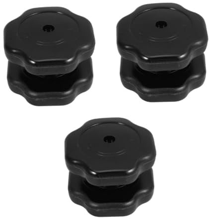 Cabilock Ricambi Valvola Lagostina 3 Set della Pentola a Pressione Nobili Pentola a Vapore Supporto per Coperchio Pentola Coperchi di Barattoli di Piano Cottura a Induzione Plastica Black 2 Pezzi * 3