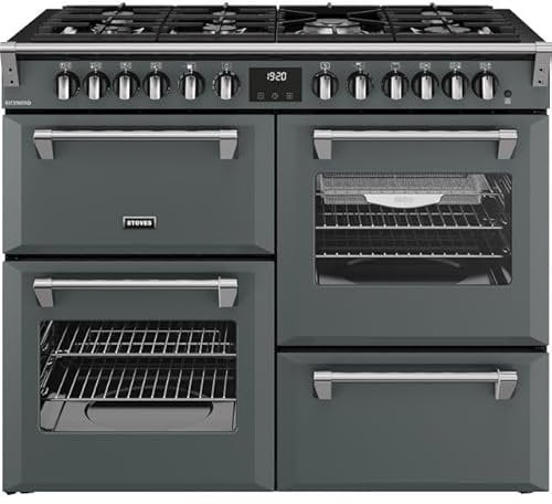 Stoves Richmond 110cm Dual Fuel Range Cooker - Anthracite - A/A/A Rated