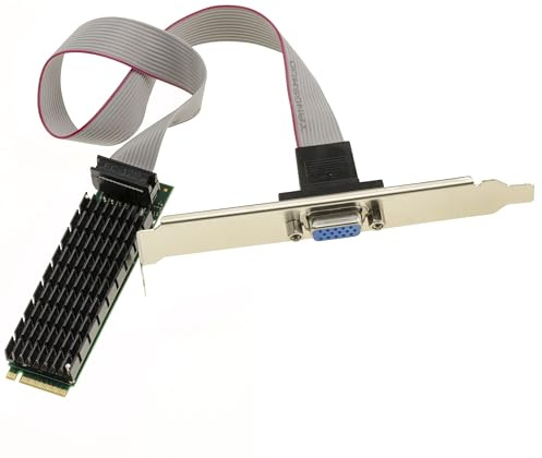 KALEA-INFORMATIQUE 2D-Grafikkarte vom Typ VGA DB15 auf M2 M-Port mit Aspeed AST2400 Full HD 1920x1080 Chipsatz