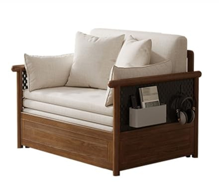 Glamour Haven Ausklappbares Schlafsofa für kleine Räume, Moderner Schlafsessel, Faltbarer Sessel, Bett for Wohnzimmer und Schlafzimmer Gästebett für Wohnung, Wohnzimmer, Büro