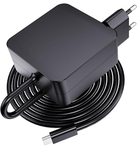 65W USB C Caricatore per ASUS Zenbook 14 13 UX490 UX435 UX425 UX425E UX325 | ASUS UX325E UX391 AD10380 A19-065N3A, Chromebook C302C C213 C214 C436 C523 ADP-45EW B Type-C alimentatore cavo ricarica