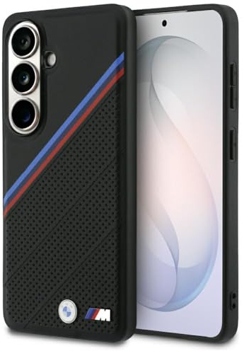 CG MOBILE BMW Dreifarbiges Metalllogo kompatibel mit der MagSafe Hülle für Samsung Galaxy S26 (Schwarz)