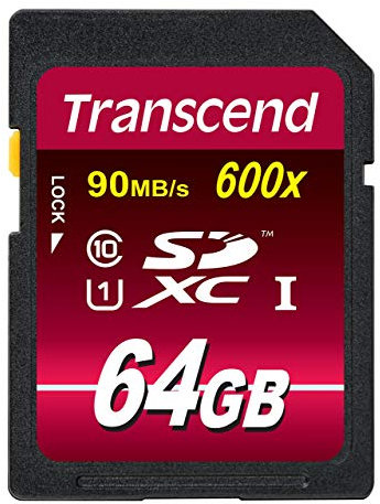 Transcend 64GB SDXC/SDHC Class 10 UHS-I 600x (Ultimate) Memory Card