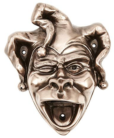 Beer Buddies Jester Wall Mounted Bronze Finish Bottle Opener