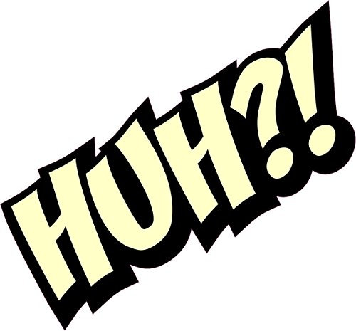 NetSpares 1 x Aufkleber Huh!? Bang Boom Pang Spruch Comic Sticker Tuning Decal Fun Gag