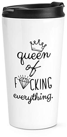 Diamant Queen of F-King Everything voyage tasse mug