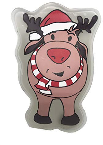 noTrash2003 Wiederverwendbarer Taschenwärmer Heizkissen Handwärmer Fingerwärmer Rudolph das Rentier für die kalte Jahreszeit
