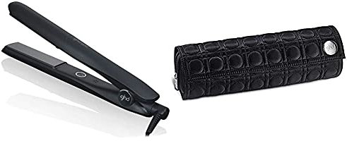 ghd gold - Plancha de pelo profesional, tecnología dual-zone y neceser térmico oficial