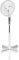 MPM MWP-19 Schwenkfußlüfter, 42 cm, höhenverstellbar, 7,5-Stunden-Timer, 3 Geschwindigkeiten, Fernbedienung, weiß, 50 W