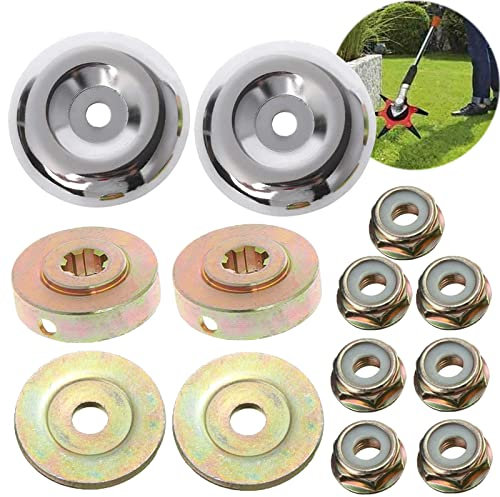 OSUTER 8PCS Caja de Engranajes Desbrozadora Metal Accesorios Cabezal de Engranaje Trimmer Piezas de Repuesto para Cortadora de Césped