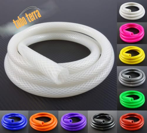 1m TUBO flessibile VARIO Silicone ID-Ø 22mm trasparente 200°C | Tubo Vuoto l'acqua raffreddamento | MOLTE DIMENSIONI E COLORI | Tubi aspirazione Condotto Gomma al metro tessuto Liquido refrigerante