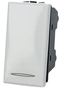 Interruttore 1P 16A, Compatibile Con Bticino Axolute (Bianco)