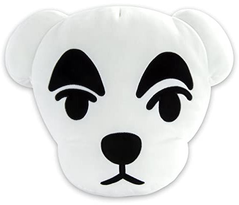 Club Mocchi Mocchi Animal Crossing KK Slider Mega Plüschtier 40cm, Nintendo Plüschtiere, Schlafzimmerzubehör für Kinder, Dekokissen, Super Mario Stofftier für Jungen und Mädchen, geeignet ab 3 Jahren