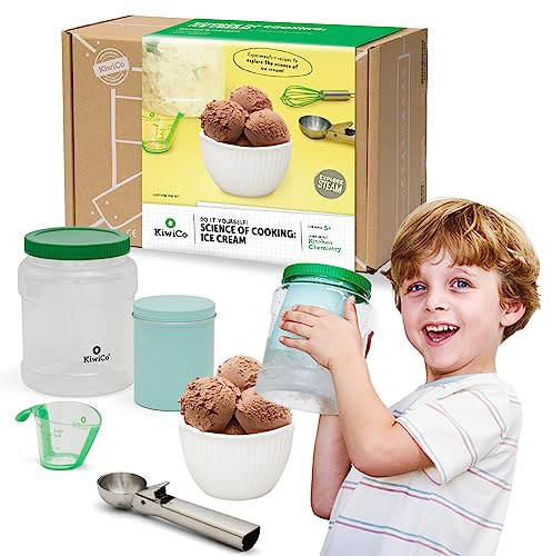 KiwiCo Science of Cooking Ice Cream Kit - STEM Chemistry Set for Ages 5+