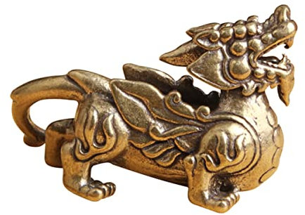 Garneck Statue De Kylin Jardin d'or Modèles Décoration Statues Shui Dragon Antique Tableau de Bord Avatar Fortune - Figurines Décor Feng Shui Délicat Collection Sculpture