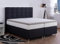 AUKONA Boxspringbett Phönix 200x200, Dunkelgrau H4, 7 Zonen Taschenfederkern-Matratze, H2 H3 H4, Komfortschaum-Topper, Lieferung und Aufbau kostenlos