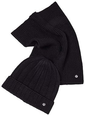 Liu Jo Halswärmer Set mit passender Mütze 2F3045 M0300 schwarz, Schwarz