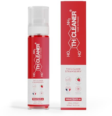 THCleaner – Anti‑THC Mundspray 100 ml Erdbeere | Speichel Detox | Anti‑THC Speichelreiniger | Detox Spray für den Mund