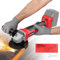 MtiolHig Smerigliatrice angolare senza fili per batteria Milwaukee 18 V, 8500 giri/min a velocità variabile brushless smerigliatrice angolare da 4 1/2 '' per utensili Milwaukee senza molatura e taglio