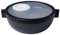 Mepal - Meal Prep Boxen Vita - Bento Schüssel - Brotdose mit Fächern - Extra Fach mit Deckel, Dressing-Deckel & Tablett - Bentobox - 1500 ml - Nordic black
