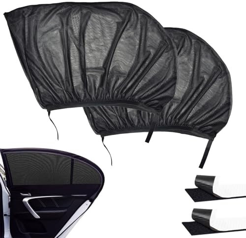 Baby Car Window Shades - 2 Pack Sun Shades for Car Windows, Suitable for Adults, Pets & Most Vehicles