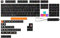 GMBYLBY 138 PCS Keycaps Thermal Sublimation Craft For Most Mechanical Keyboard English/Japanese/Korean/Russian Keycaps Set CherryHeight DyeSubbed Keycap For 61/64/87/980/104/108 Mechanical