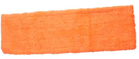 HAPINARY 2pièces Recharge Serpillière Microfibre Orange Lot De Têtes De Rechange Corail Pour Balai Plat Nettoyage Sols Durs Et Lisses Facile à Laver Fixer
