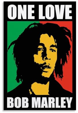 JHSO Poster, Motiv: Bob Marley, Sänger, moderne Persönlichkeit, Kunstfotoposter, dekorative Malerei, Leinwand, Wandposter und Kunstdruck, moderne Familienschlafzimmer-Dekoration, Poster, 30 x 45 cm