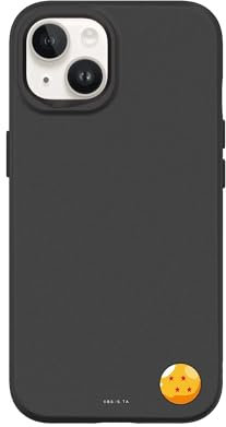 RhinoShield Case kompatibel mit [iPhone 13/14] | SolidSuit - Stoßdämpfende & schlanke Schutzhülle mit Premium Finish - 3.5 Meter Fallschutz - Schwarz [Dragon Ball Z / 4-Stars Dragon Ball]