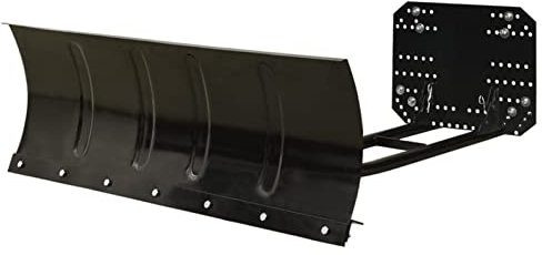 Homgoday Pala quitanieves para Quad ATV 115x38 cm Negro