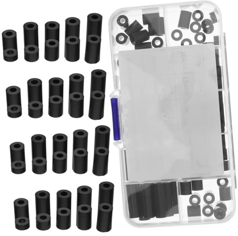 SOLUSTRE 100stücke Distanzscheiben Aus Nylon Für Steckdosen Abstandshalter Schrauben Steckdosendichtungen Runde Scheiben Nylon-abstandshalter