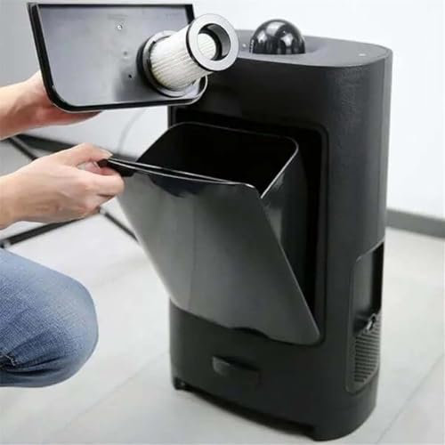 GJBMXSM 1400 W Berührungsloser Staubsauger Elektrische Kehrbesen, 2,7 L Staubbehälter Und Hocheffizienter Filterung, Elektrischer Haarsauger Mülleimer Für Friseursalons Und Barbershops