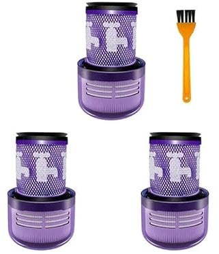 Filtri Lavabili, Compatibili Con Dyson, V12 Slim Detect Absolute Cordless Aspirapolvere Filtro HEPA Ricambi Di Ricambio Accessori(Set B)