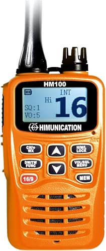 Radio VHF portátil HM100, Nivel básico y Alcance Medio, Uso recreativo para náutica