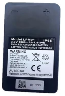 Litanki 1300mAh LPM01 Ersatzakku kompatibel mit Autec LK NEO Serie Fernbedienung, 1 Stück