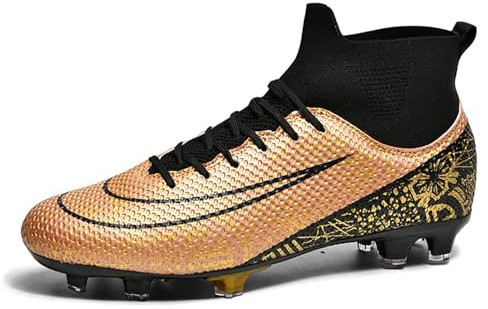 BAODLE Kinder Fußballschuhe Jungen FG/AG Outdoor Herren TF Spike Fussballschuhe Turf High-top Football Trainingsschuhe Für den Sportplatz