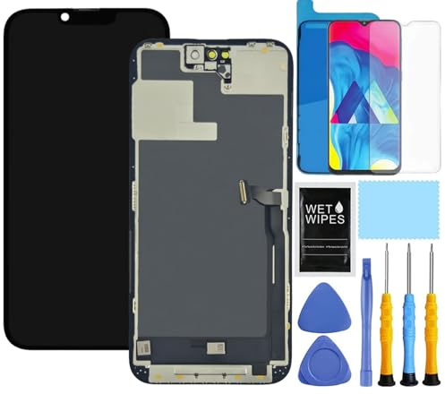 ZTOOYO Ersatzdisplay für iPhone 15 Pro Max Bildschirm Ersatz für iPhone 15 Pro Max Bildschirm Ersatz Kit A2651 A2893 A2896 A2894 A2895 LCD Display Digitizer Touchscreen Montage mit Werkzeug
