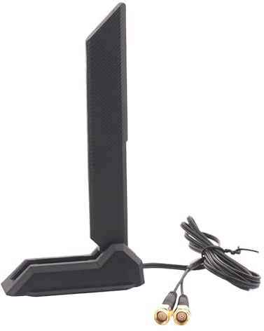 Renchey Antena WiFi para Ordenador de Sobremesa | Antena para Placa Base Tri-Banda,Router con Base Magnética Y Cable De Extensión De 1.2m para Amplificador De Señal Internet Red Móvil Escritorio