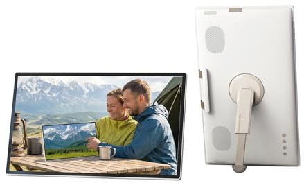 KTC Portable Smart TV Portable 24.5 FHD Écran Tactile EDLA Android 14,8 G RAM + 128 Go de mémoire Octa-Core CPU Quatre Haut-Parleur 5000 mAh A25Q5