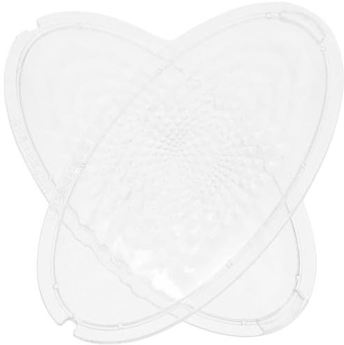 Range Hood Light Cover Replacement ABS Lens 2 Pack | Finish, Approximately 4.49 in Hole Spacing, Simple Swap for Kitchen Renovation and Repair