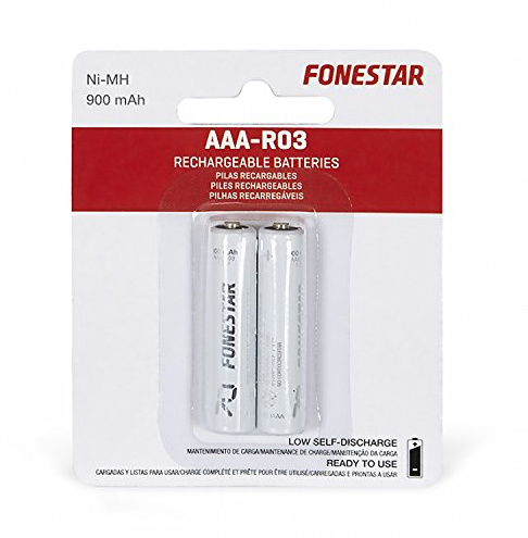 Fonestar - Wiederaufladbare Batterien.