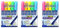 Donga Inkjet Safe Jet Stick Solid Gel Highlighter 3packs