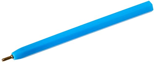 Hainenko ValueX Mini Pens, 1.0mm Tip, 0.7mm Line Width, Black Ink, Light Blue Barrel, Pack 144