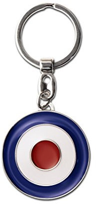 Logoshirt MOD Target Schlüsselanhänger aus verchromtem Metall – Keyring/Schlüsselring, ca. 4 x 4 cm – Original lizenziertes Fan-Merchandise