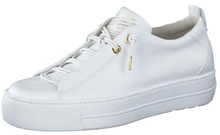 Paul Green Damen, Frauen Low-Top Sneaker,schnürer,Plateausohle,Halbschuhe,straßenschuhe,Strassenschuhe,Sportschuhe,Weiß (JA),37.5 EU / 4.5 UK