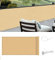 COOL AREA Balkon Sichtschutz 90x600cm Balkonverkleidung UV-Schutz PES Balkonabdeckung wetterfester mit Kabelbinder,Schutz vor neugierigen Blicken,Sand