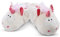 NICI Hausschuhe Einhorn Theodor im Schneeanzug Gr. 34-37 M I Plüsch-Hauschuhe für Kinder I Warme Kuscheltier Hausschuhe für Mädchen & Jungen – 48168