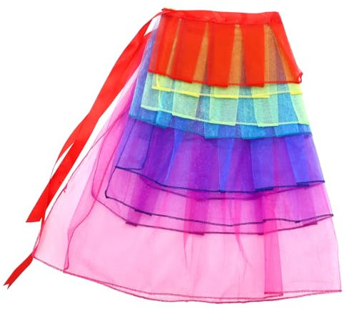 POPETPOP Einhorn Rock Erwachsene Bulk-Tutu Erwachsener Tutus Für M?dchen Regenbogenrock Tutu Tüll Regenbogenschwanz Rainbow Skirt Pride Outfit Parrot Wings Stolz Tutu Mini Schmücken Mädchen